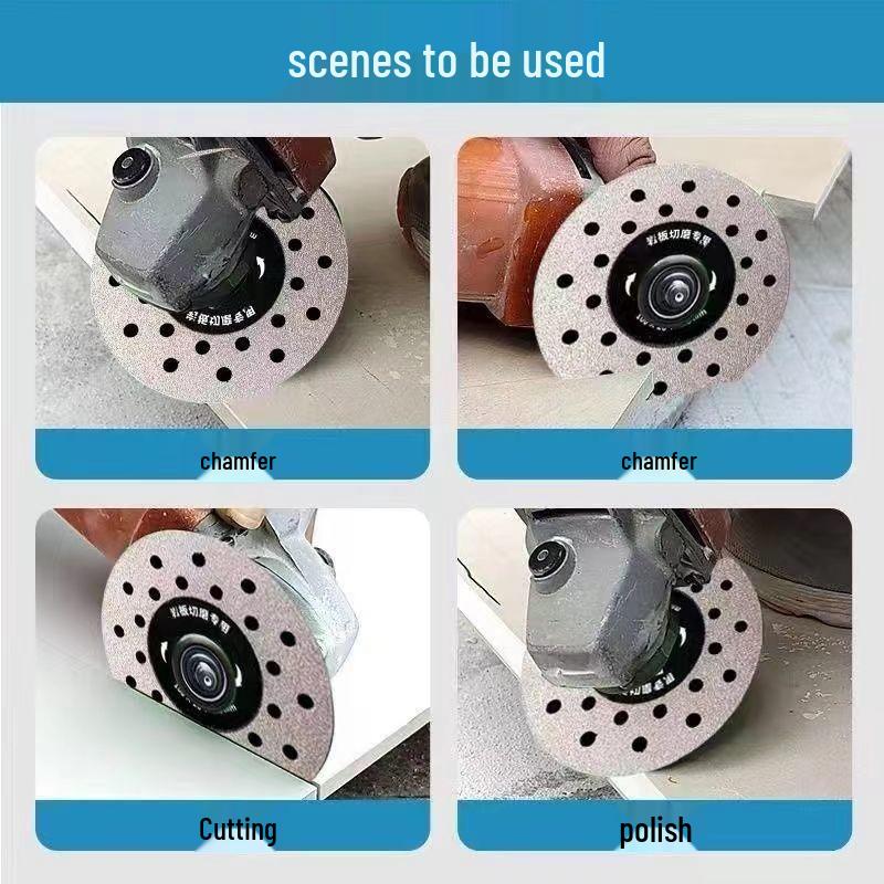 Sintered Stone 45° Beveling Diamond Blade - Chip-Free Ceramic Tile Cutter