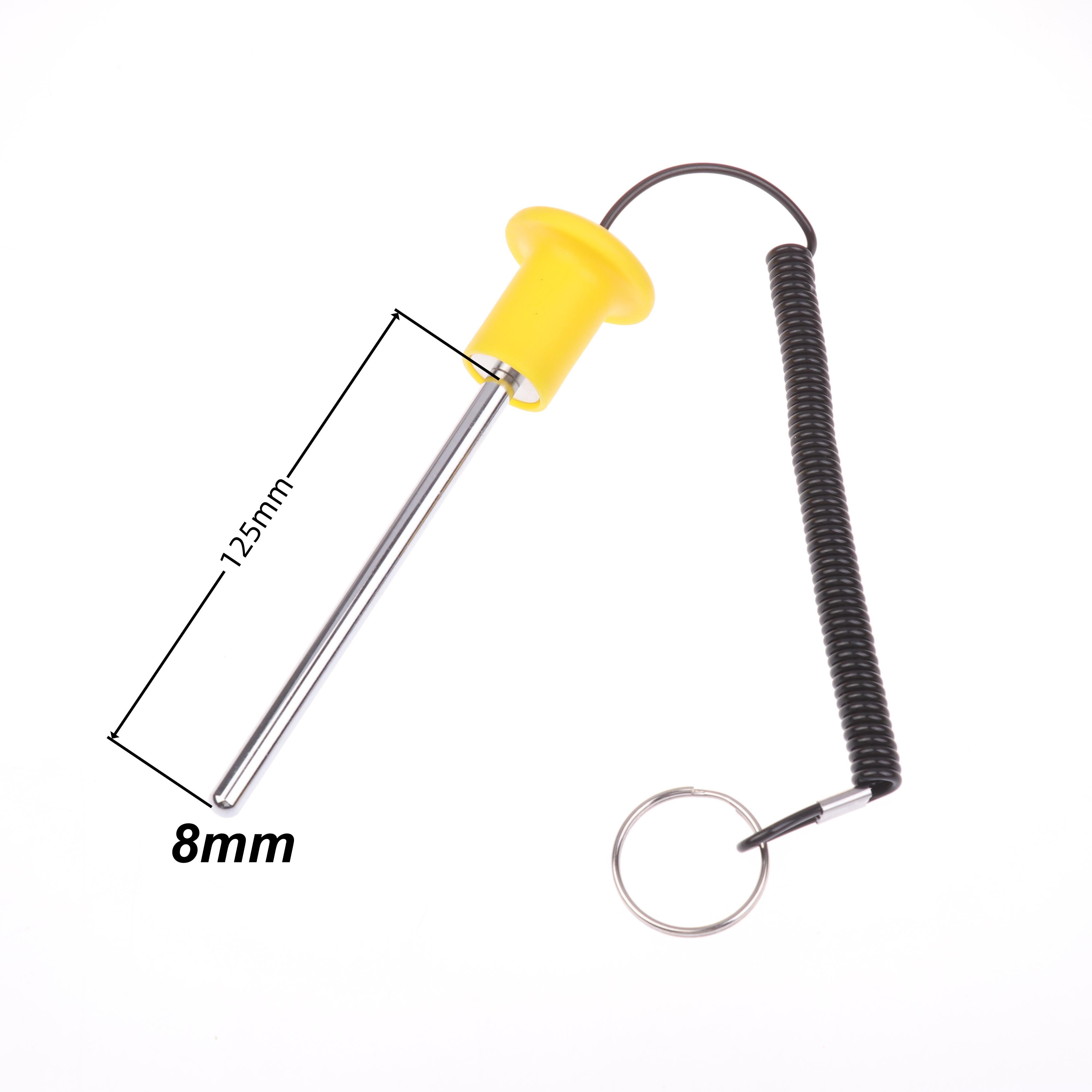1Pcs Replacement Weight Pin Universal Magnetic Weight Stack Pin Aluminum Alloy Gym Pin For Weight Stack Machines Gym Accessories 8x125
