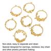 7pcs Hollow Crafts Pendant Frame Handmade DIY Jewelry Pendant Making Tool (#1)