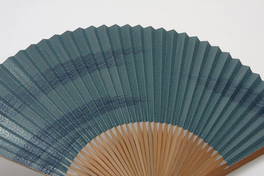 Folding Handcrafted by Kyoto with Fan In Paper Box [Hasegawa] Men's Fan, Artisans, Case, (Tortoiseshell Pattern)