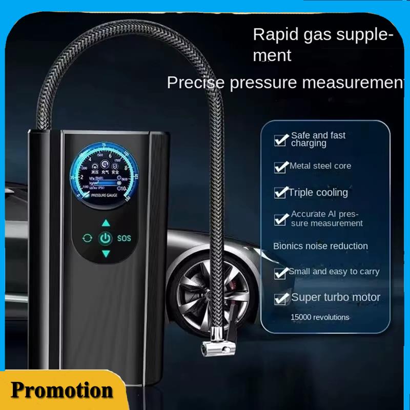 Tragbare Mini-Autoluftpumpe Digitaler Reifenfüller Tragbarer Auto-Luftkompressor Pumpe für Auto Auto Motorrad Fahrradreifen Aufblasbar