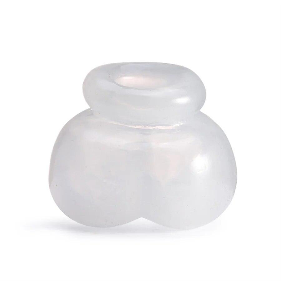 Penis Ring Ball Stretcher Scrotum Sleeve Lock Sperm Testicle Bondage Chastity Cage Delay Ejaculation Cock Ring Sex Toys For Men
