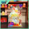 Labubu Treasure Vault Acrylic Display Box - Dustproof and Transparent for Trendy Toy Storage
