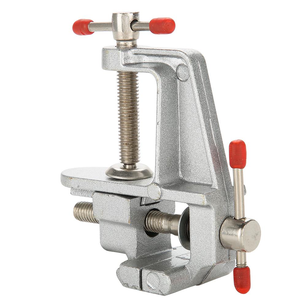 Bench Vise, Aluminum Alloy   Table Clamp Vice Small Table Clamp Jewelry Carving Tool Table Vise   Vise with   Jaw for Watch Sculpture