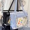 Japanese Two-Dimension Bag Kawaii Kawaii Shoulder Bag Transparent Shoulder Bag Organized Itabag For Anime Events Conventions