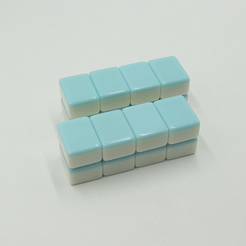 Large & Medium Hand-Rubbed Bamboo Mahjong Tiles for Home & Dorm Use