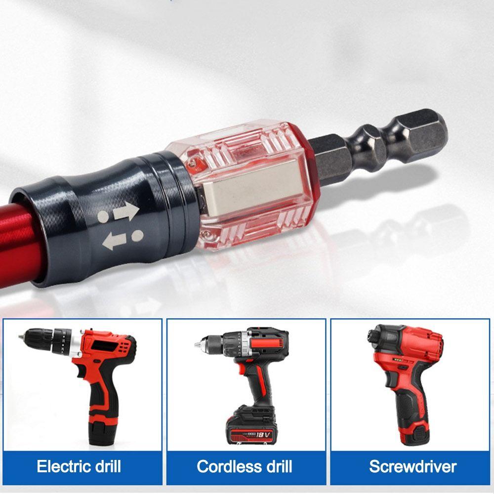 Dual-purpose Magnetic Screwdriver Bits Portable Connecting Rod Screws Woodworking Socket Wrench