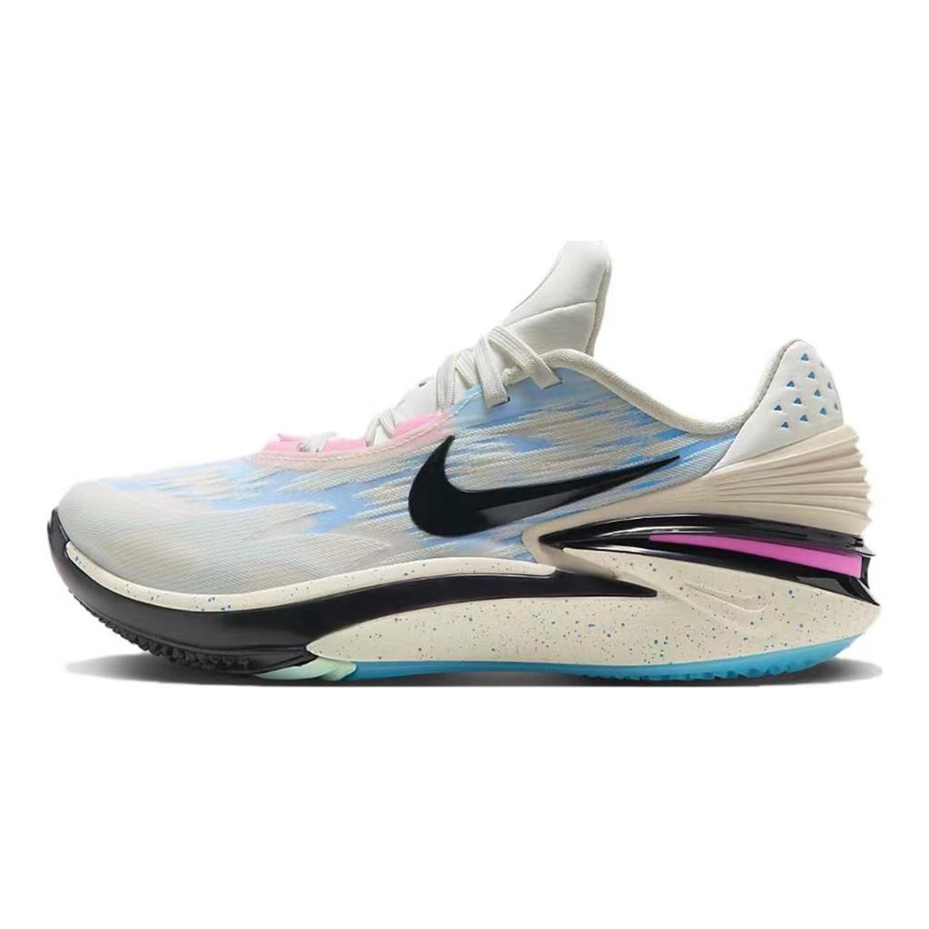 Nike Air Zoom G.T. Cut 2 Cushioning Slip Resistant Low top Basketball Shoes Unisex Blue Black DJ6013-104(Team80-)
