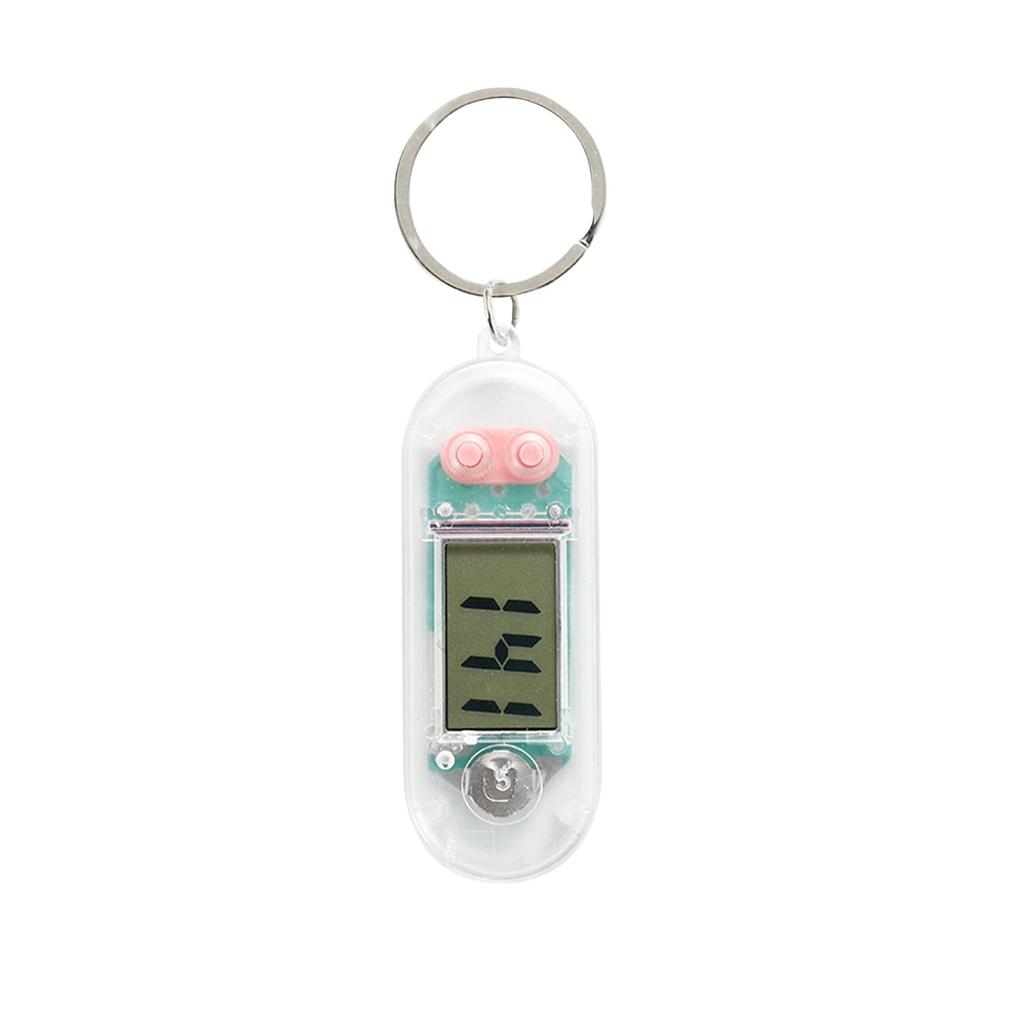 Keychain Clock | Pocket Watch Pendant | Silent Electronic Timepiece For Study Room Classroom Exam, Small Desktop Clock