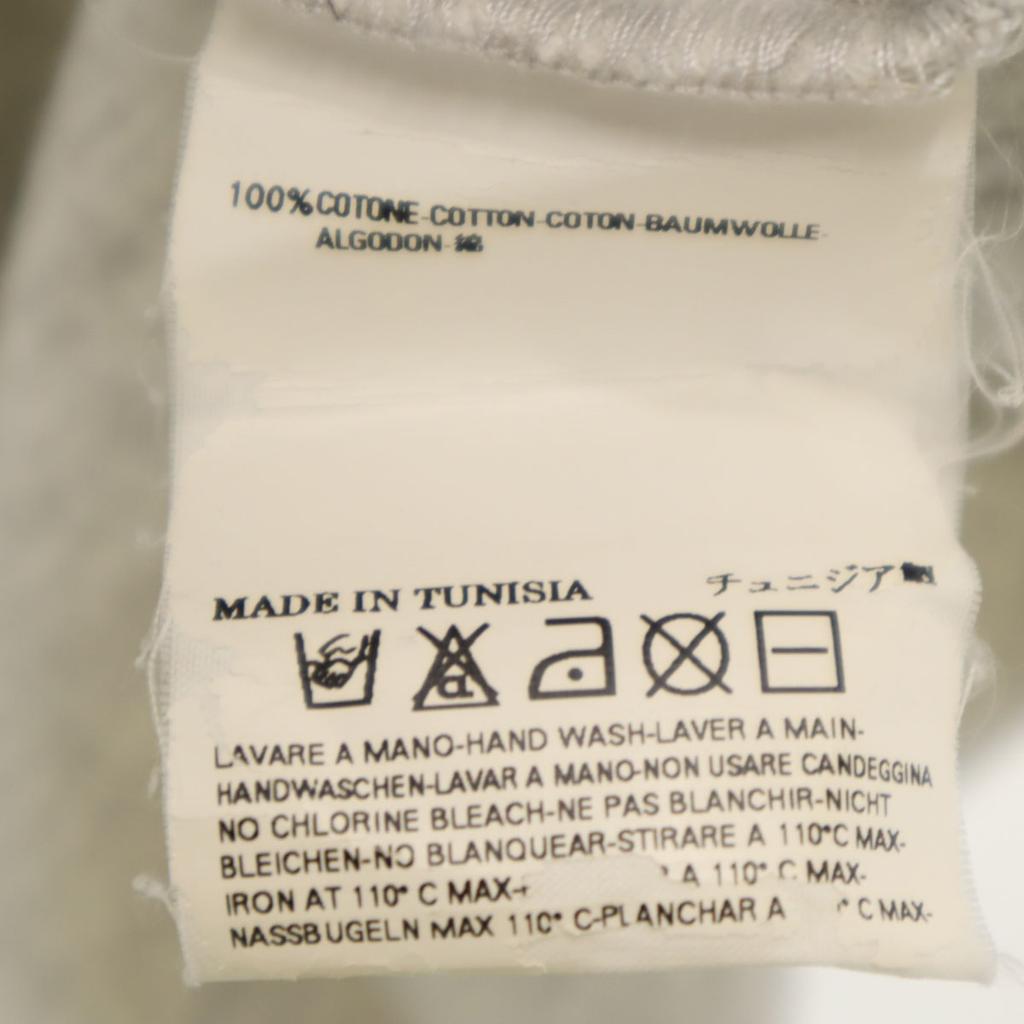 MARTIN MARGIELA Short Sleeve V Neck T-shirt S Gray Women Used