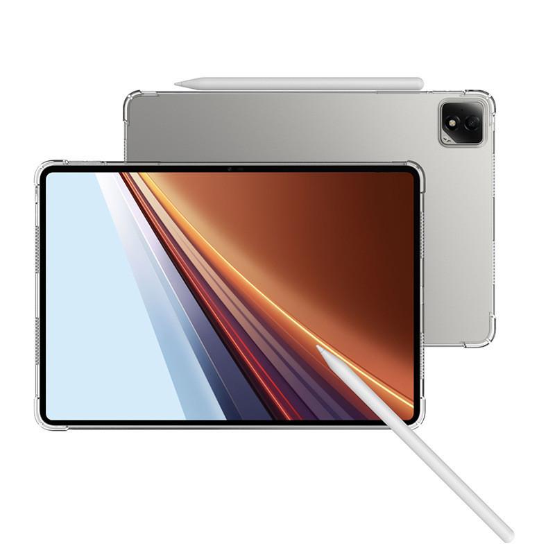 Honor GT2 Pro Tablet 12.5'' 2025 Case: Four-Corner Airbag, Drop-Proof, Transparent Soft Shell