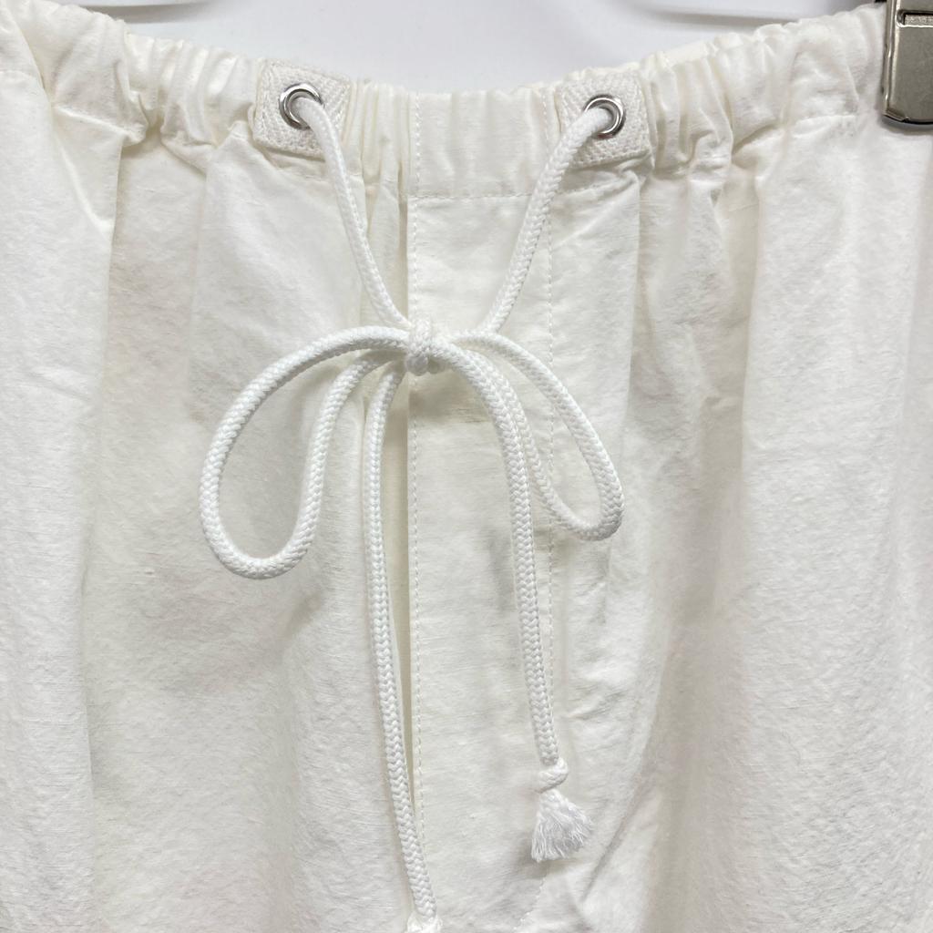 Plage 23-030-922-8010-2-0 Linen Parachute Pants Bottoms 38 IvoryUsed