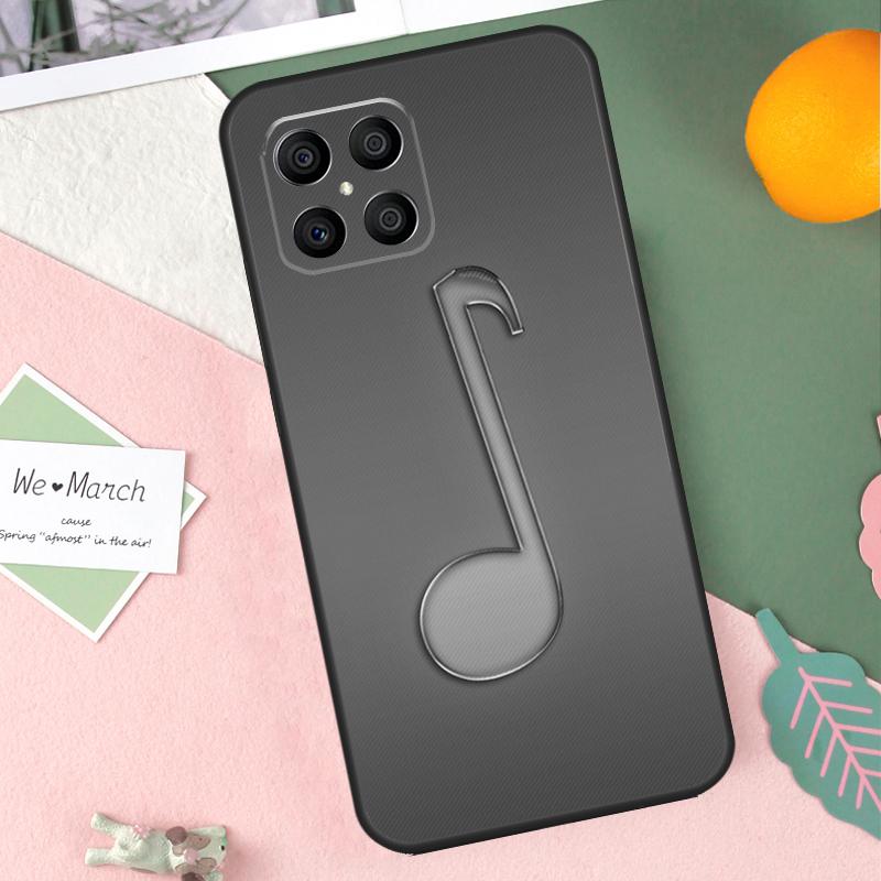Treble Clef Music Note Case For Honor X8b X9b X9c X9a X8a X8 X9 50 70 90 Lite Honor 200 Lite Magic 7 5 6 Pro Cover