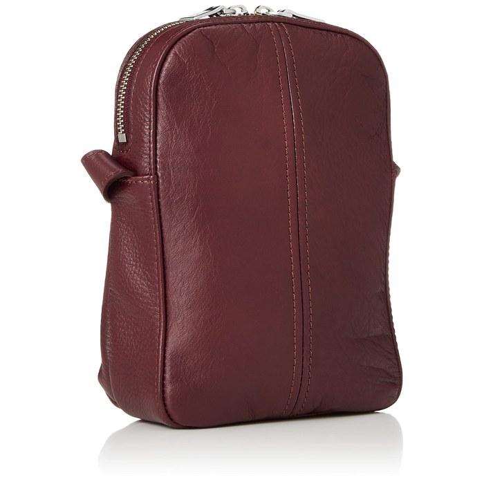 [Aniari] Shoulder Bag Shrunk Leather Bordeaux