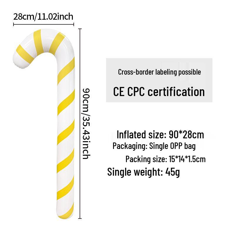 Cross-Border Christmas Courtyard Decoration: PVC Lantern & Inflatable Christmas Ball Set