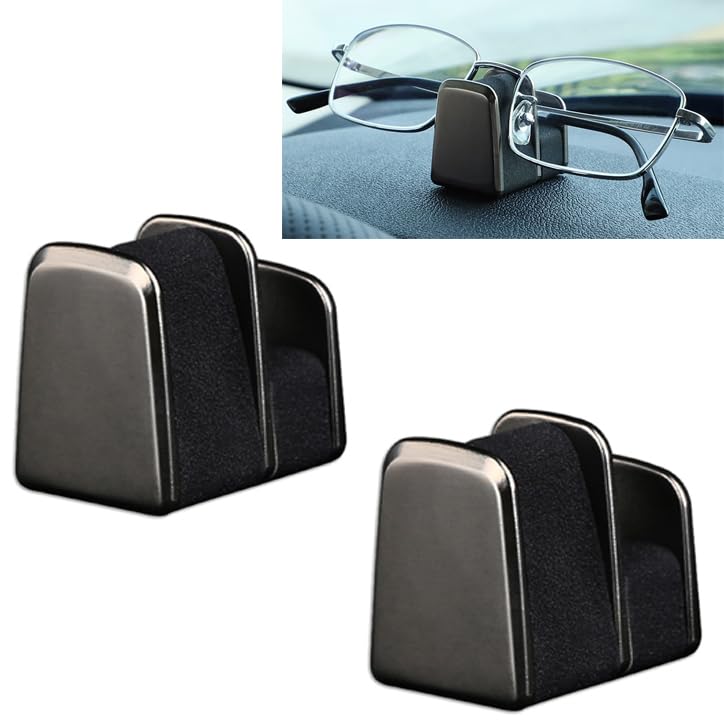 Felimoa Car Glasses Sunglasses Eyeglass Sunglasses Set Holder, Holder, Storage, Storage, 2-Piece