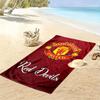 Manchester United F Print Beach Towel, Large Soft Quick Dry Towel for Beach Camping Swimming