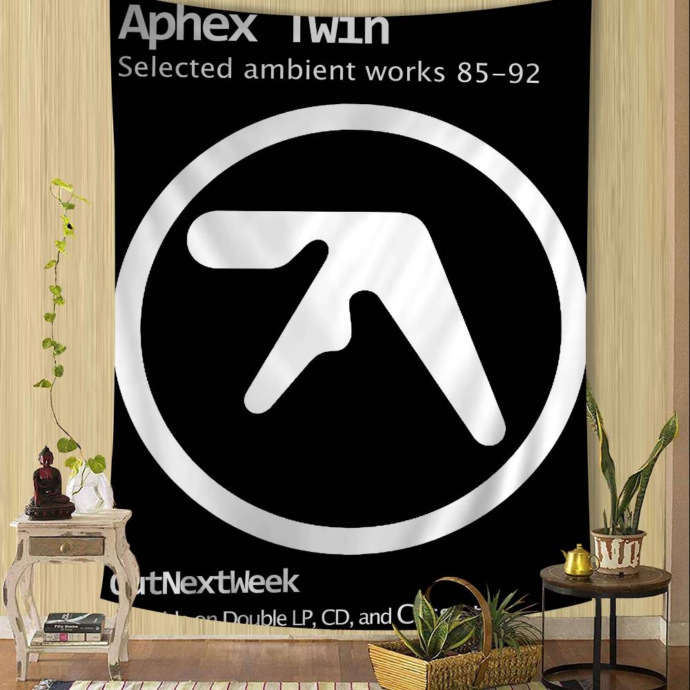 

DJ AAphex TTwin Colorful Tapestry Wall Hanging Hanging Tarot Hippie Wall Rugs Dorm Wall Art Decor 74x94cm(29x37in)
