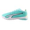 Match Ultra Round Toe Lace-Up TT (Rubber Studs) Artificial Turf Firm Ground Fabric Football Shoes Men Football Shoes Mint-Green 107220-03