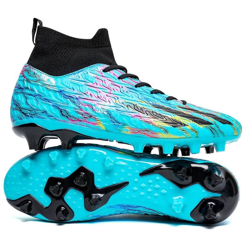 Fußballschuhe Herren AG Stollen TF Gebrochene Nägel Flach Kunstrasen Wettkampf Trainingsschuhe High-Top Fußballschuhe Übergröße 4647