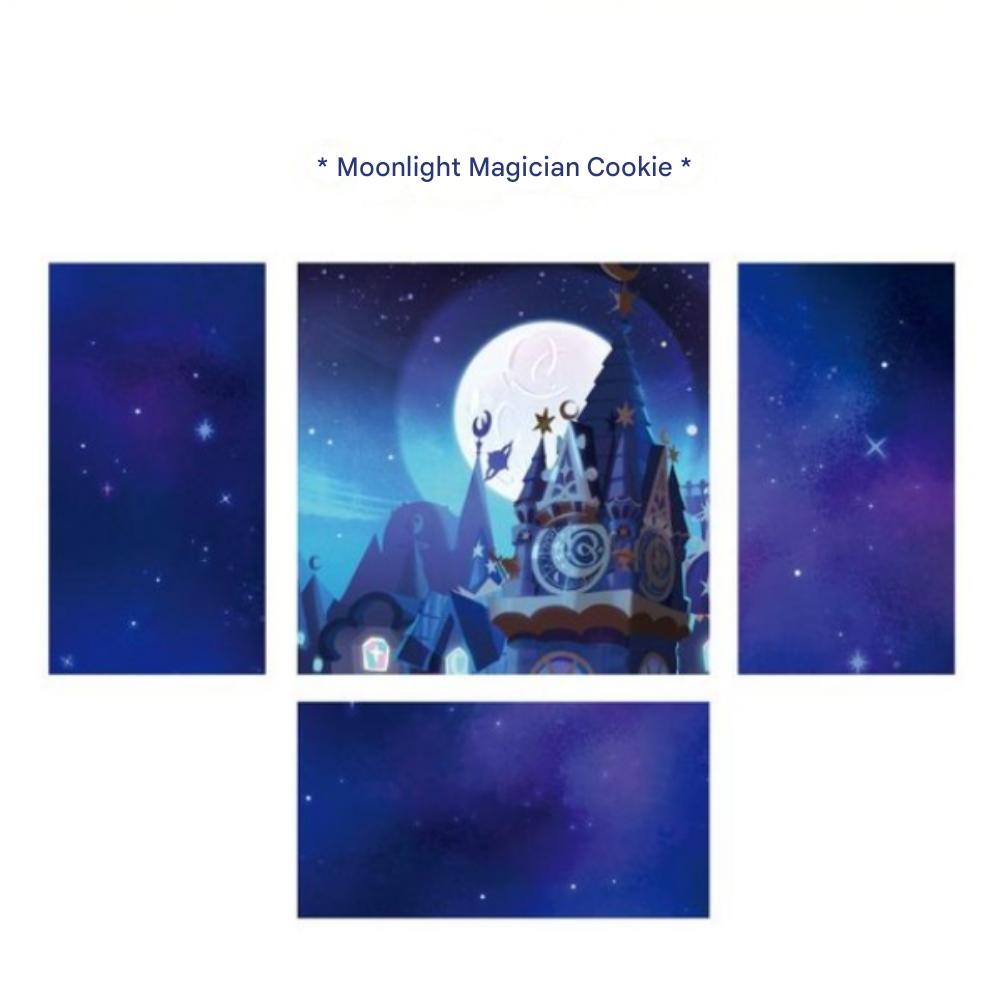 Cookie Run Mood Light Aurora Sleep Light Nursing Light Bedtime Light Rechargeable Children's Room Interior Housewarming Gift, Sea Fairy