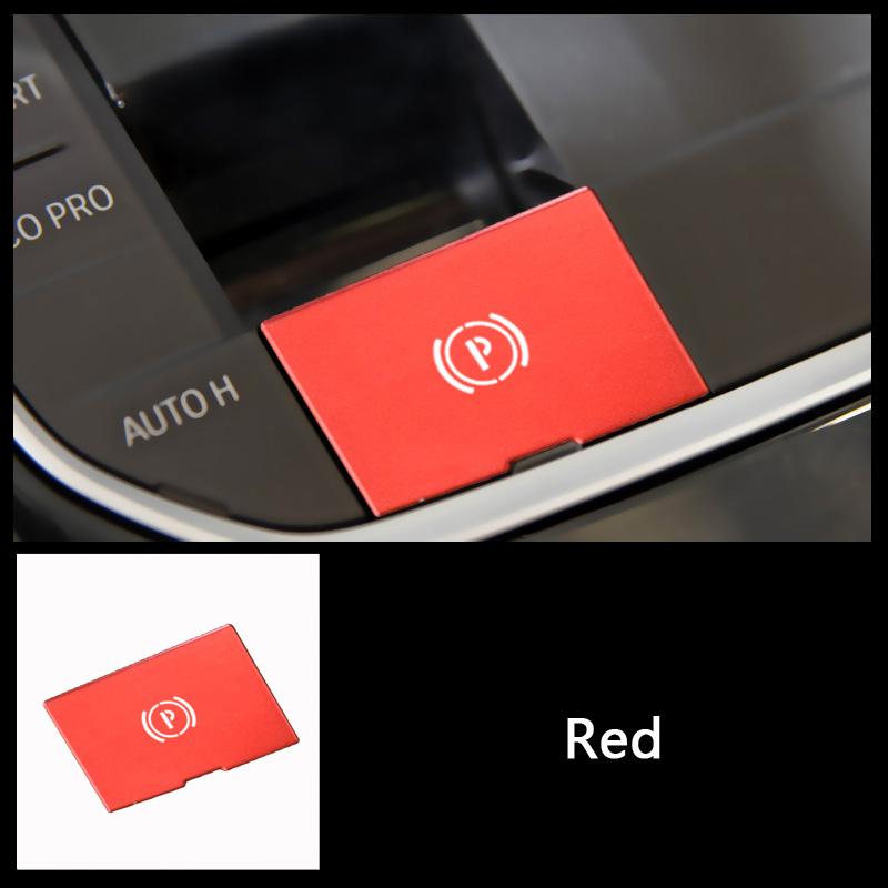 Elektronische Handbremsknöpfe Aufkleber für BMW 3er G20 G28 - Eine Taste Startknopf Dekoration Abdeckung Zierleiste Aluminiumlegierung