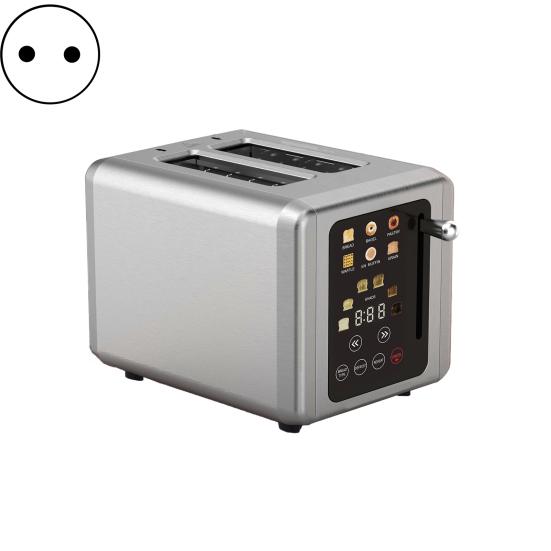 Bread Machine 6 Shade Settings Easy To Clean Digital Timer Toaster with Sound Function Smart Extra Wide Slots Toaster