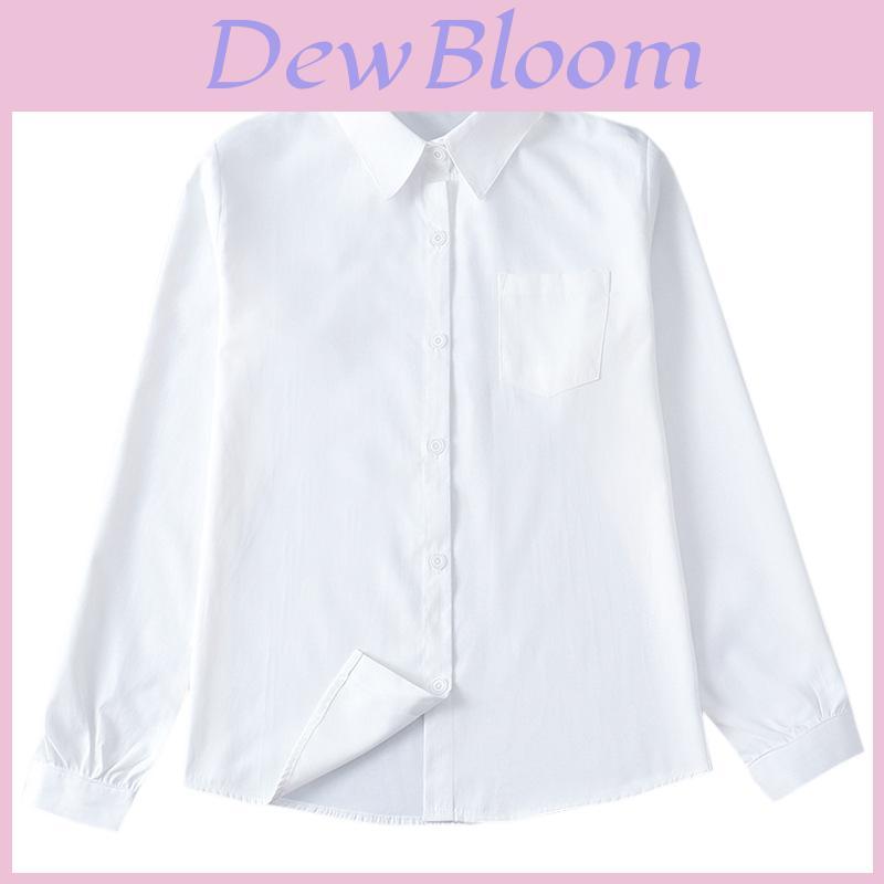 Girl School Uniform Shirt With Pure Cotton And Polyester Blend For Casual Wear