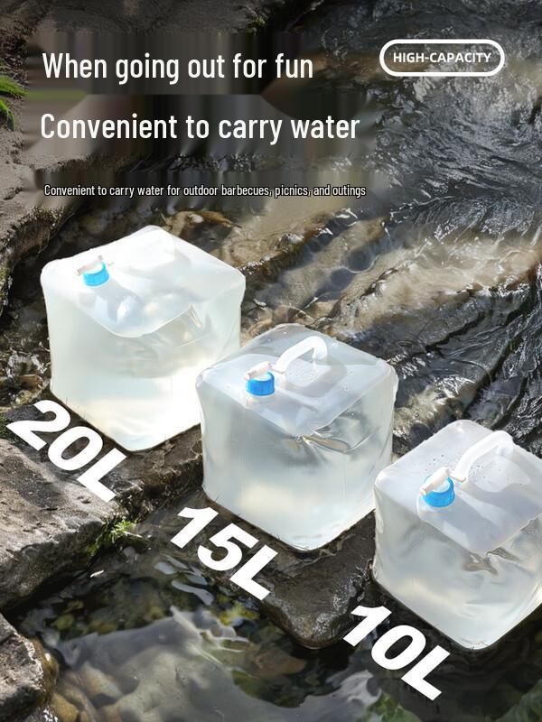 Handun Outdoor Foldable Water Bag with Faucet