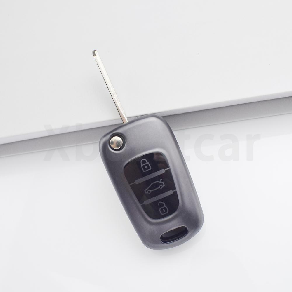 TPU Car Shell Fob Protector For Hyundai I20 I30 Elantra Azera Veracruz Veloster Kia Rio K7 K5 Sportage Sorento Key Case Cover