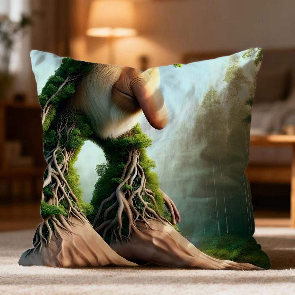

Hot I-IItalian Brainrot Cushion Cover Soft Washable Pillow Case Multi-Scene for Couch Bed Travel Office Use 30cmx30cm