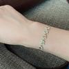 Korea New Fashion Letter D Star Simple Vintage Pendant Bracelet Woman Stainless Steel Bracelet Luxury Original Jewelry