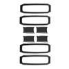 8pcs ABS Carbon Fiber Pattern Door Handle Bowl Cover For Dodge Ram 1500 - Car Accessories