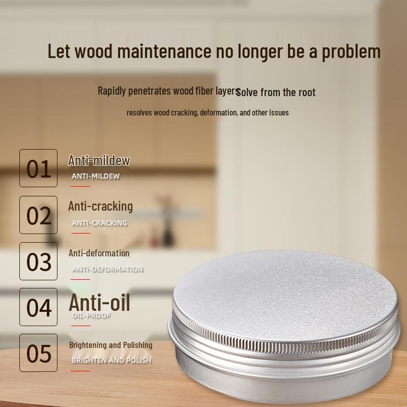 80g Pure Beeswax Wood Floor & Furniture Maintenance Wax