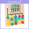 Wooden Color Bead Moving Game For Toddler Cognitive Development And Hand Eye Coordination
