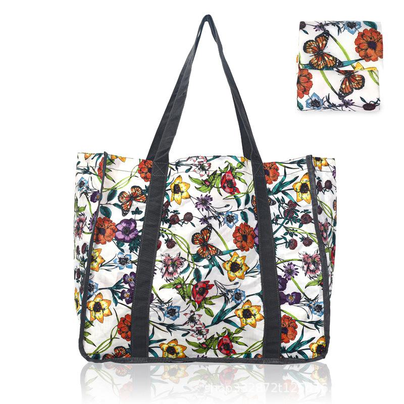 Large-capacity Foldable, Portable, Eco-friendly Shopping Bags, Waterproof Shopping Bags, Tote Bags, Women s Handbag Bags 45.5*19.5*38cm