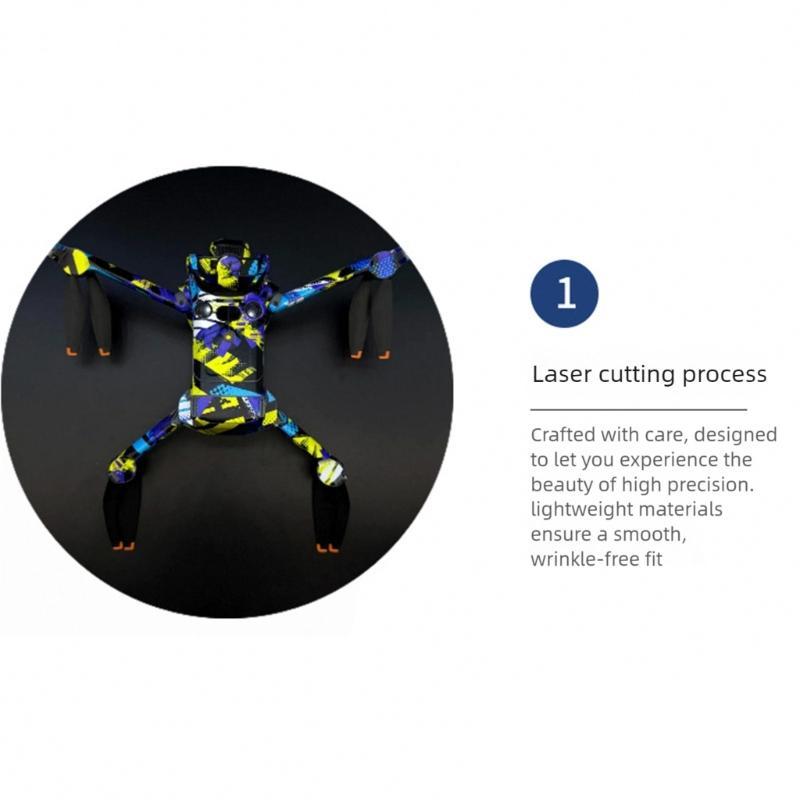 Thin Protective Skin Film Full Coverage AntiScratch Protections for MINI 5 Drones Body Customizable Designs
