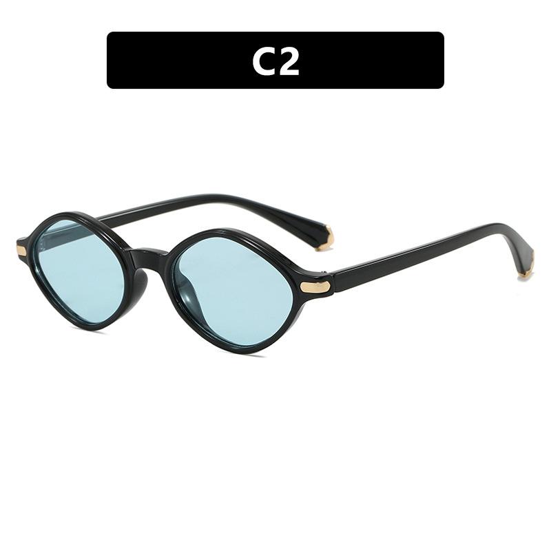 Sexy Small Frame Sunglasses for Women Designer Fashion Luxury Shades UV400 Black Vintage Sun Glasses