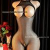 Plus Size Fishnet Lingerie - Sexy Transparent Temptation