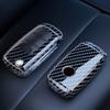 3 Buttons Car Key Case ABS Carbon Fiber Key Cover Protected Fob For VW Volkswagen Tiguan L MK2 For SEAT Ateca Leon FR 2 Ibiza