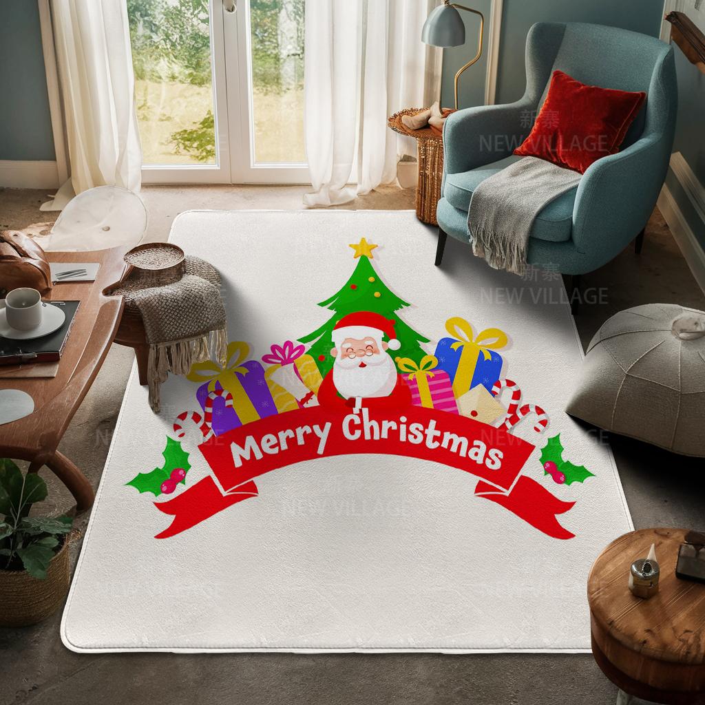 Koberec ke vchodu do domu Rohožka ke dveřím do domu Obývací pokoj Vana Koupelna Protiskluzové koberce s absorpcí vody vana Veselé Vánoce zima