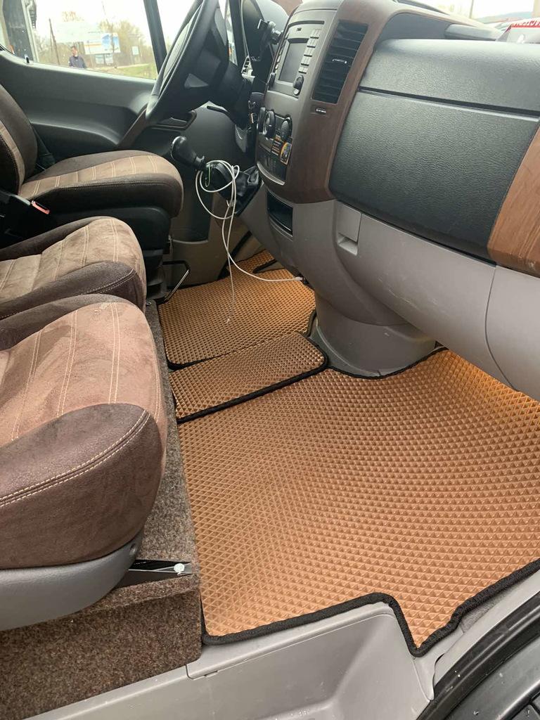 Floor Mats EVA V1 (brick) for Mercedes Sprinter W906 2006-2018
