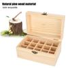 15 Slot Essential Oil Box Pine Display Anti Sunlight Essential Oil Storage Case for Home Beauty Center