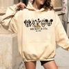 Unisex Oversized Disney Mickey Print Hooded Sweatshirt Men Women Streetwear Loose Casual Pullover Jacket Autumn/Winter Fashion