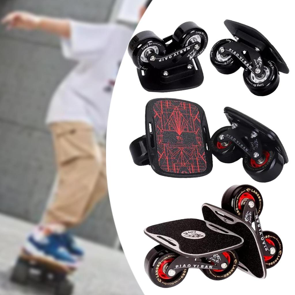 Přenosná Robustní Venkovní Kluzná Deska s Kolečky Profesionální Lehká Silniční Driftovací Skates Plate pro Teenagera Narozeninový Dárek