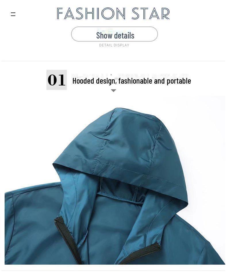Sonnenschutzjacke aus Eisseide für den Sommer für Herren und Damen – trendig, leicht, atmungsaktiv, perfekt für Freizeitaktivitäten im Freien und zum Angeln.