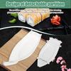 Sushi Serviertablett Wiederverwendbares Plastik Sushi Boot Servierplatte Japanischer Stil Sushi Tablett Dekorativ für Zuhause Küche Restaurant