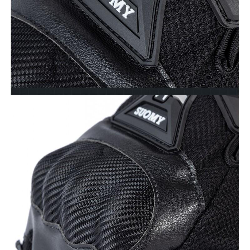 Motorcycle Riding Gloves Men Women Anti-Slip Abrasion-Resistant Breathable Short-Cuff Protective Gear Street
