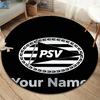 Philips Sport Vereniging Custom Name Round Area Rug,Carpet Rug for Living Room Bedroom Sofa Playroom Decor,Non-slip Floor Mat