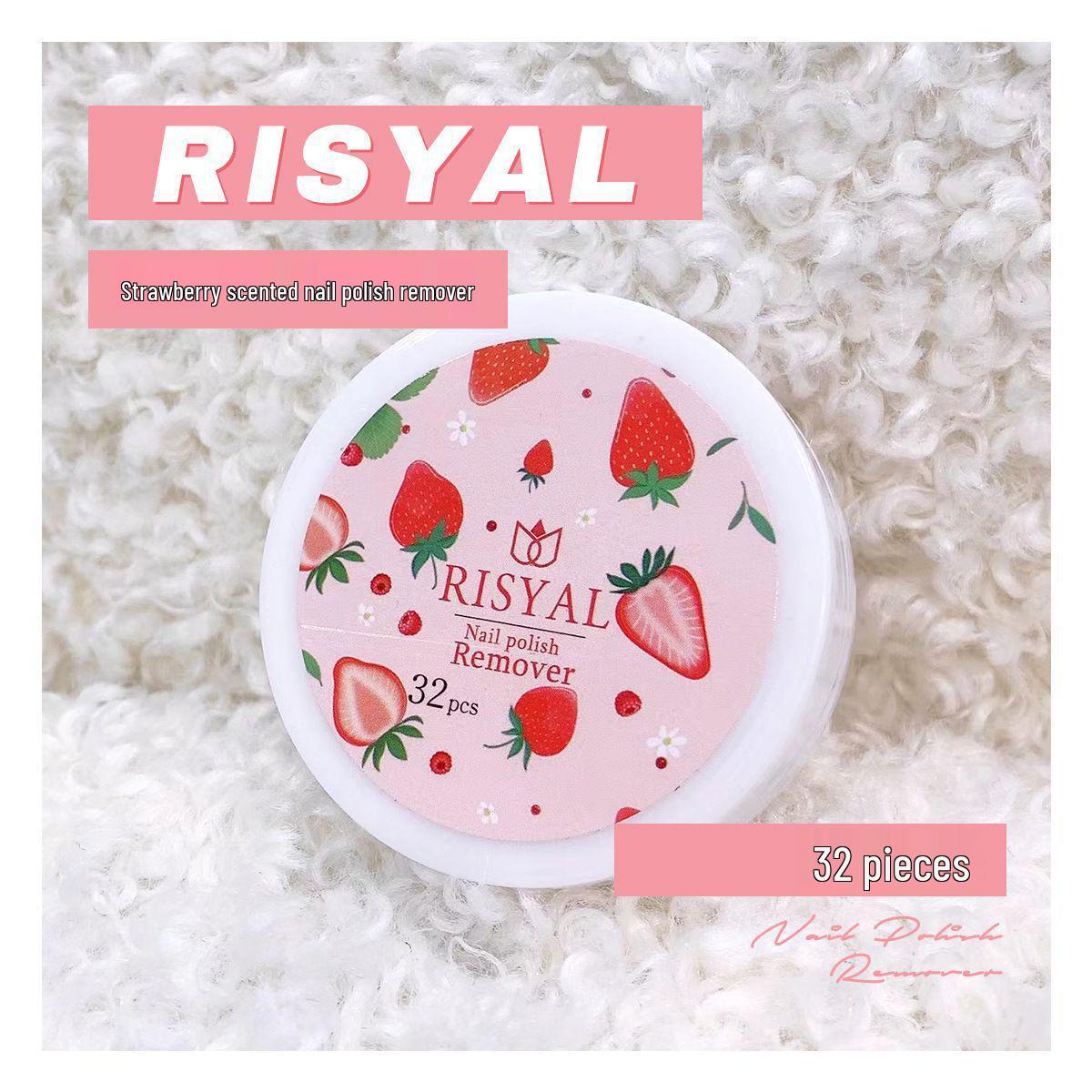 

Экологичные одноразовые салфетки для снятия лака - 32 штуки, бережные к ногтям